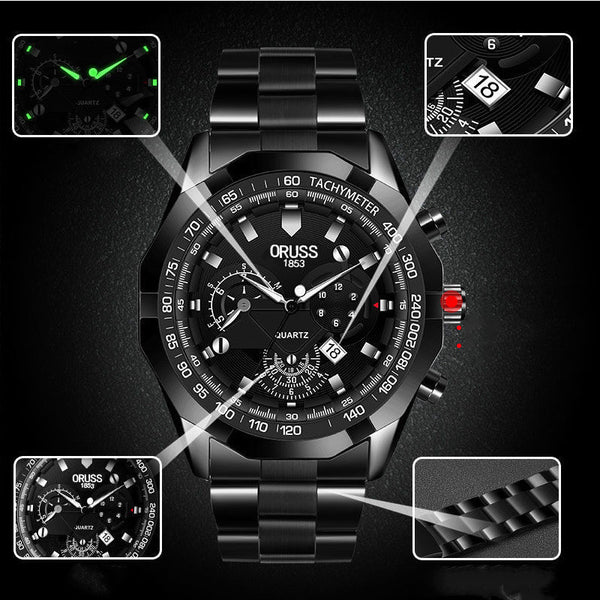 Reloj Automático para Hombre con Movimiento Hueco, Luminoso e Impermeable