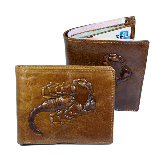 Billetera Corta Scorpion Retro para Hombre - Diseño Ejecutivo - Image 10