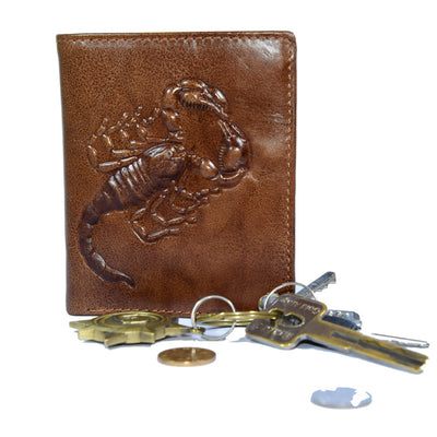 Billetera Corta Scorpion Retro para Hombre - Diseño Ejecutivo - Image 3