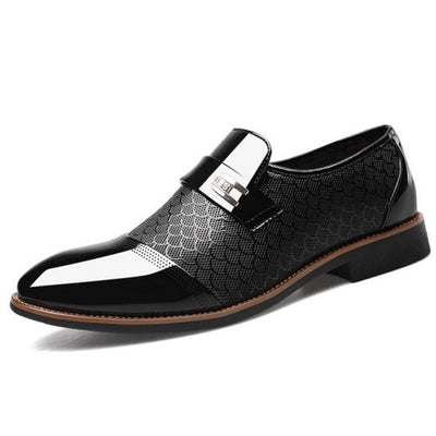 Zapatos de Cuero Grabado para Hombre - Image 6