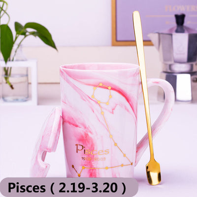 Taza de Cerámica Nórdica con Constelaciones del Zodíaco - Image 28