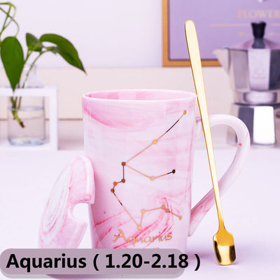 Taza de Cerámica Nórdica con Constelaciones del Zodíaco - Image 26
