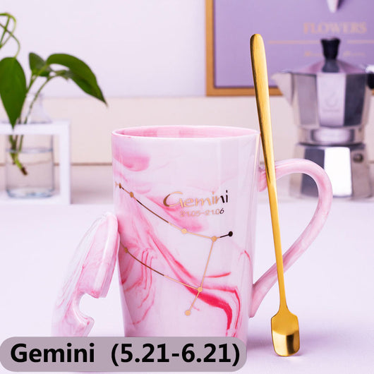 Taza de Cerámica Nórdica con Constelaciones del Zodíaco - Image 25