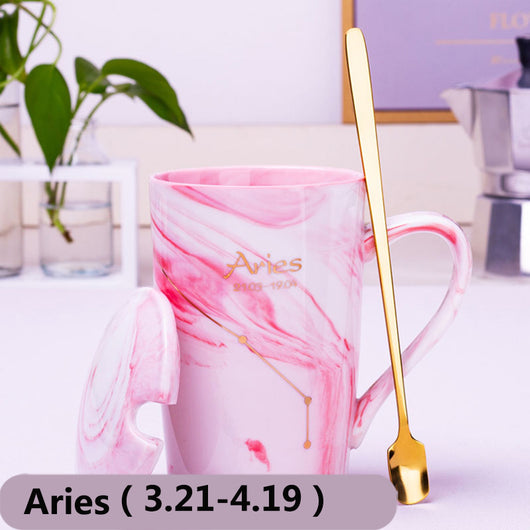 Taza de Cerámica Nórdica con Constelaciones del Zodíaco - Image 27
