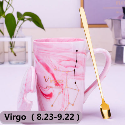 Taza de Cerámica Nórdica con Constelaciones del Zodíaco - Image 30
