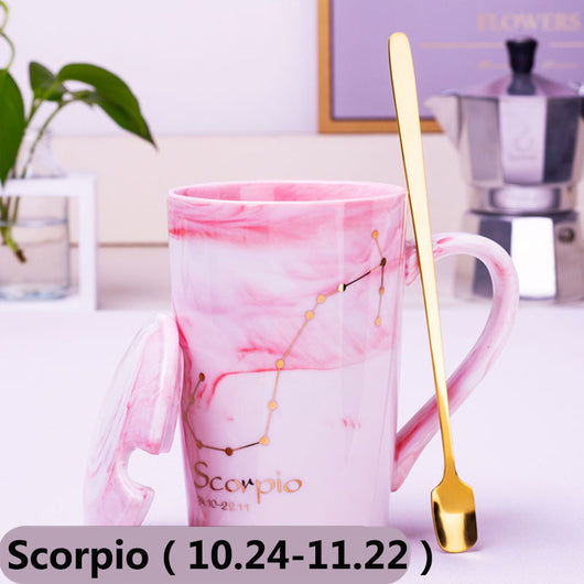 Taza de Cerámica Nórdica con Constelaciones del Zodíaco - Image 31
