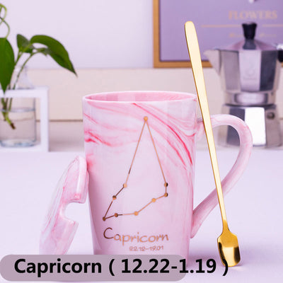 Taza de Cerámica Nórdica con Constelaciones del Zodíaco - Image 34
