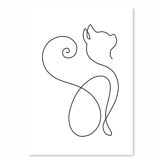 Cuadro de Arte Minimalista en Línea para Sala de Estar - Image 8