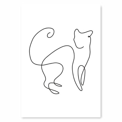 Cuadro de Arte Minimalista en Línea para Sala de Estar - Image 7
