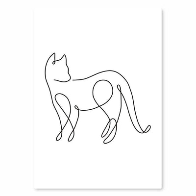 Cuadro de Arte Minimalista en Línea para Sala de Estar - Image 4