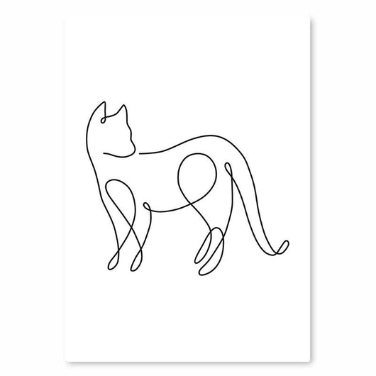 Cuadro de Arte Minimalista en Línea para Sala de Estar - Image 4