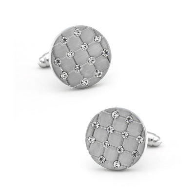 Gemelos de Puño Francés Metálicos Redondos para Hombre - Image 5