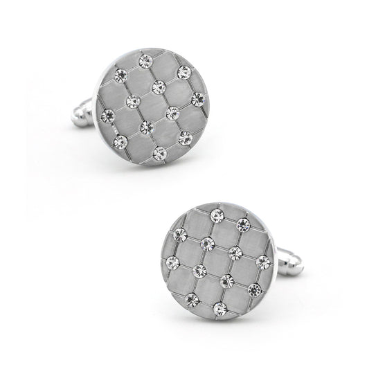 Gemelos de Puño Francés Metálicos Redondos para Hombre - Image 5