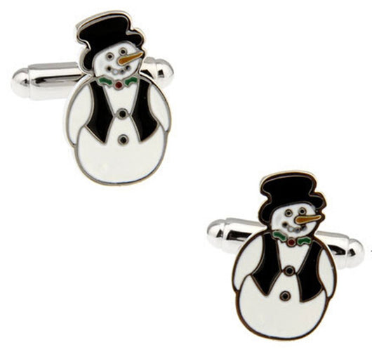 Gemelos Chaleco Negro Estilo Coreano Muñeco de Nieve - Image 4