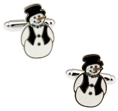 Gemelos Chaleco Negro Estilo Coreano Muñeco de Nieve