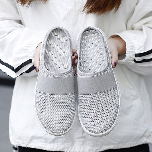 Pantuflas de Verano para Mujer Estilo Nido de Pájaro con Malla Transpirable - Image 10