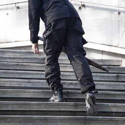 Pantalones de Cintura Ajustable con Múltiples Bolsillos de Gran Capacidad Unisex - Image 12
