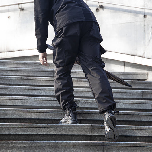 Pantalones de Cintura Ajustable con Múltiples Bolsillos de Gran Capacidad Unisex - Image 12