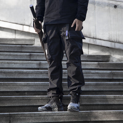 Pantalones de Cintura Ajustable con Múltiples Bolsillos de Gran Capacidad Unisex - Image 13