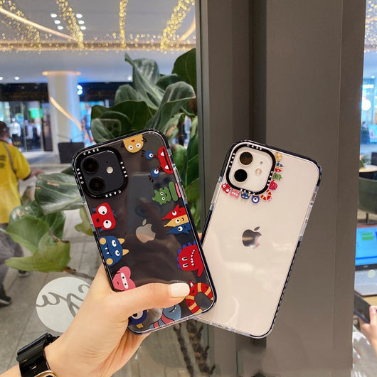 Funda Transparente para Celular con Monstruo Caricatura - Image 10