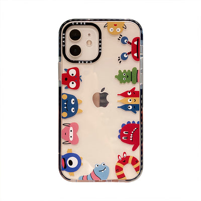 Funda Transparente para Celular con Monstruo Caricatura - Image 3