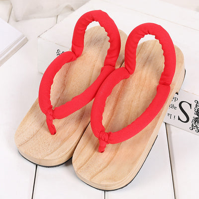 Sandalias Cosplay de Madera con Punta Redonda - Cómodos Zuecos de Estilo Tradicional - Image 14