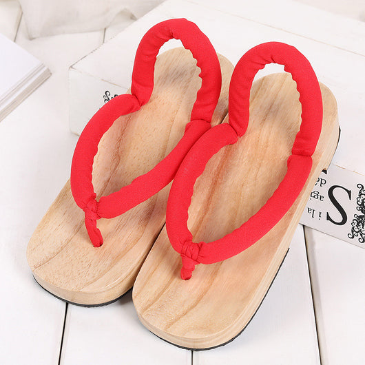 Sandalias Cosplay de Madera con Punta Redonda - Cómodos Zuecos de Estilo Tradicional - Image 14