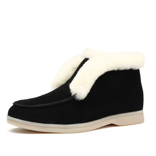 Botas Martin Cortas de Punta Redonda para Mujer - Cálidas y Versátiles - Image 14