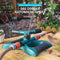 Aspersor Giratorio Automático 360° para Riego de Jardines y Césped
