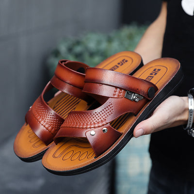 Sandalias de Playa para Hombre - Chanclas Cómodas de Goma Resistente