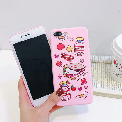 Funda para Celular de Fresa Rosa Estilo Caricatura - Image 7