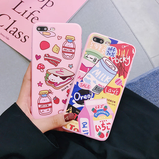 Funda para Celular de Fresa Rosa Estilo Caricatura - Image 9