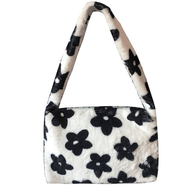 Bolsa Peluche Vaca Adorable - Estilo Soft Girl