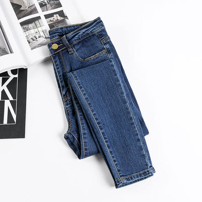 Jeans de Cintura Alta Estilo Coreano para Mujer - Image 3