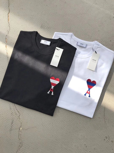 Camiseta Básica Cuello Redondo de Algodón para Hombre y Mujer - Image 3