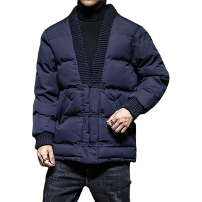 Chaqueta de Algodón Estilo Oriental Retro para Hombre