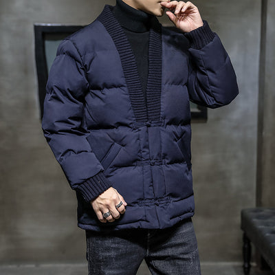 Chaqueta de Algodón Estilo Oriental Retro para Hombre - Image 4