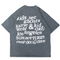 Camiseta Unisex con Letras Retro Desgastadas - Estilo Vintage para Hombre y Mujer