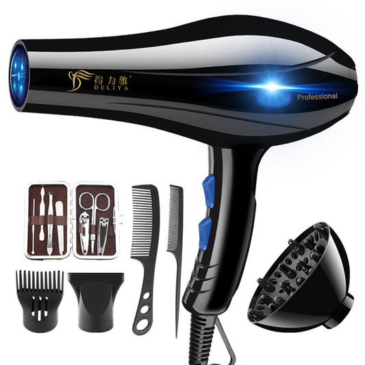 Secador de Cabello Profesional con Luz Azul e Iones Negativos