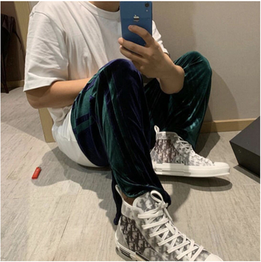 Pantalones de Chándal Velour Hip Hop para Hombre y Mujer - Image 10