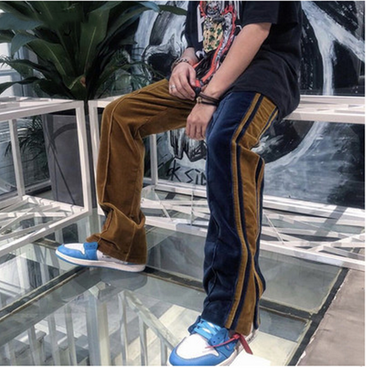 Pantalones de Chándal Velour Hip Hop para Hombre y Mujer - Image 3