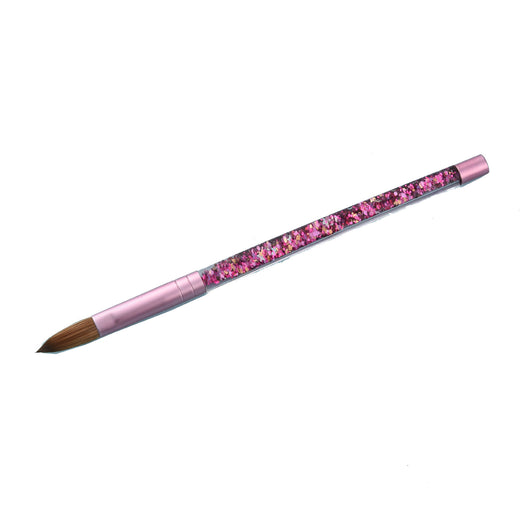 Bolígrafo de Diseño de Uñas con Aceite y Pelaje de Visón Rosa - Image 12