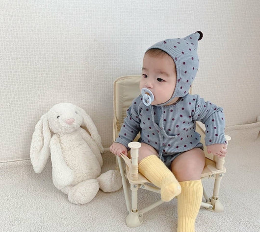 Mameluco para Bebé Niño y Niña - Pijama Enterizo de Algodón con Gorro - Image 8