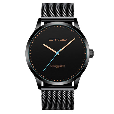 Reloj de Pulsera Hombre Acero Inoxidable Malla Metálica - Image 6