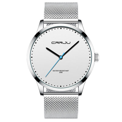 Reloj de Pulsera Hombre Acero Inoxidable Malla Metálica - Image 8