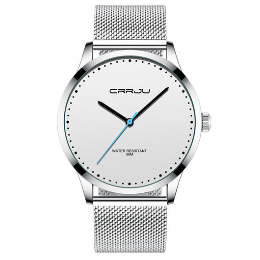 Reloj de Pulsera Hombre Acero Inoxidable Malla Metálica - Image 8