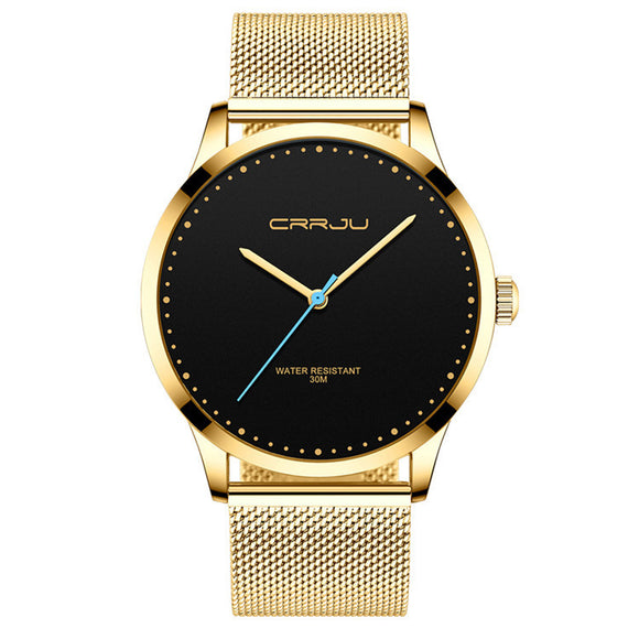 Reloj de Pulsera Hombre Acero Inoxidable Malla Metálica