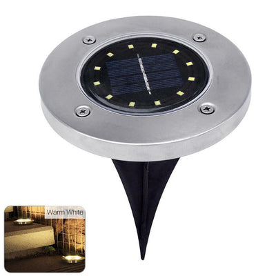 Luz Solar Subterránea de 12 LED para Jardín - Image 12