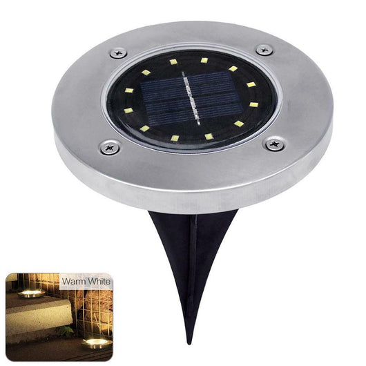 Luz Solar Subterránea de 12 LED para Jardín - Image 12