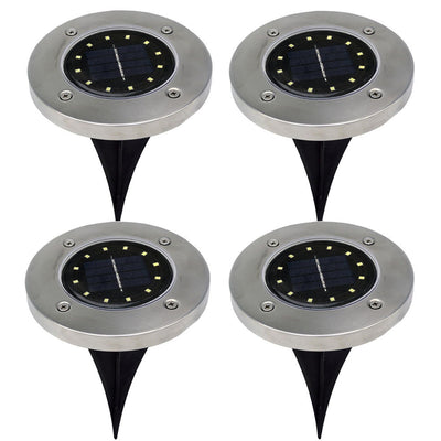 Luz Solar Subterránea de 12 LED para Jardín - Image 15